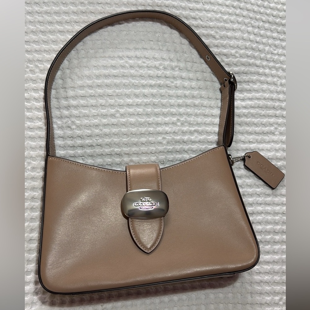 Coach Eliza Leather Shoulder Bag